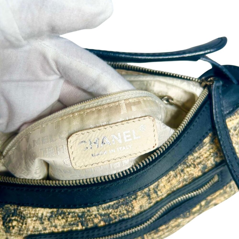 💎✨Authentic✨💎Chanel Coco Camellia Tweed Handbag Beige - Picture 7 of 11